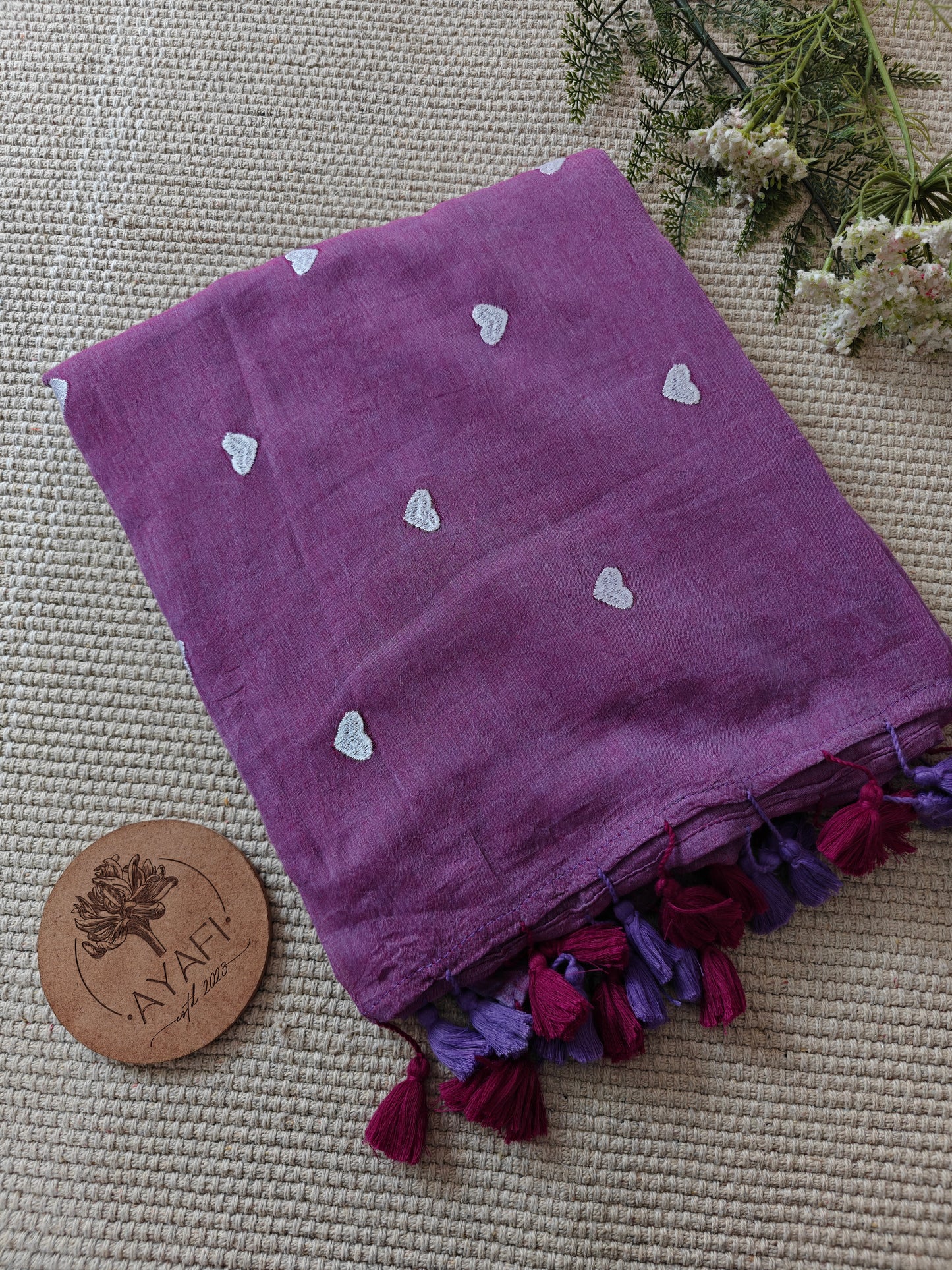 Mauve Hearts