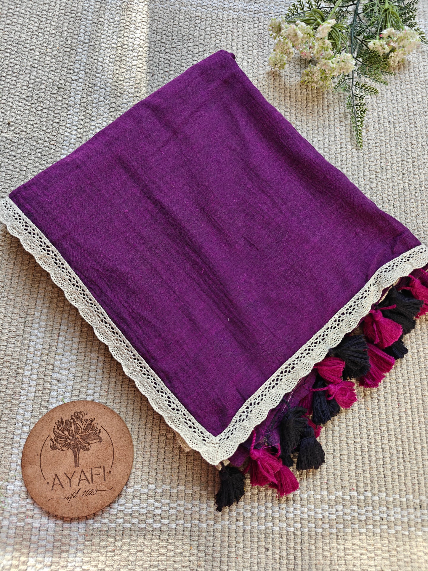 Grape Dainty Lace Reverie