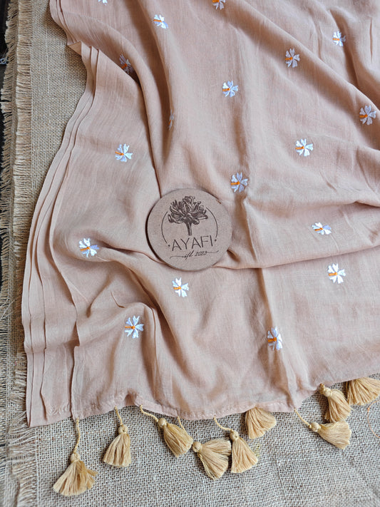 Pastel Apricot Flora