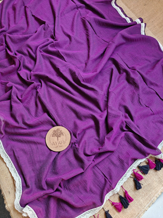 Grape Dainty Lace Reverie