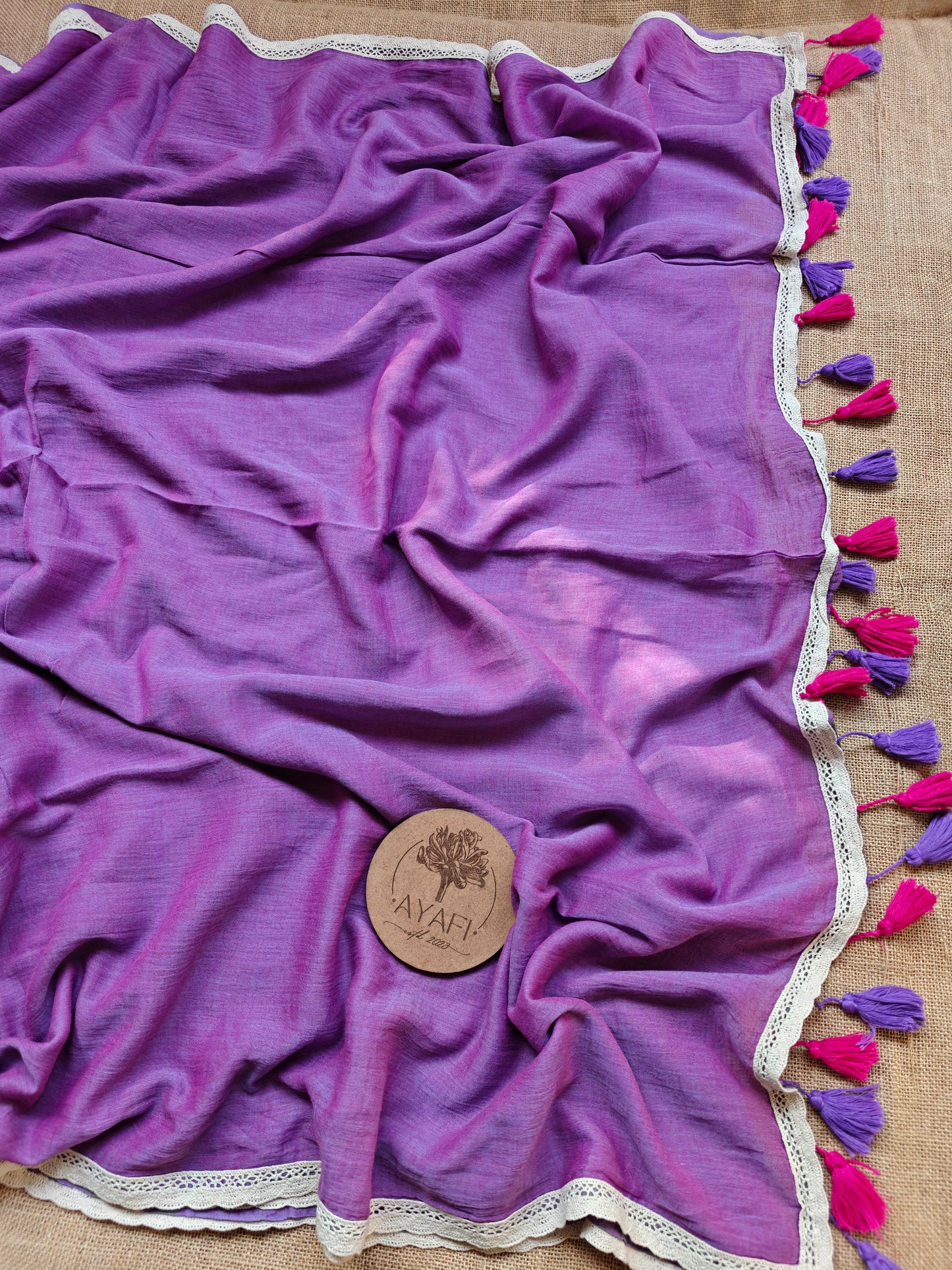 French Lilac Dainty Lace Reverie