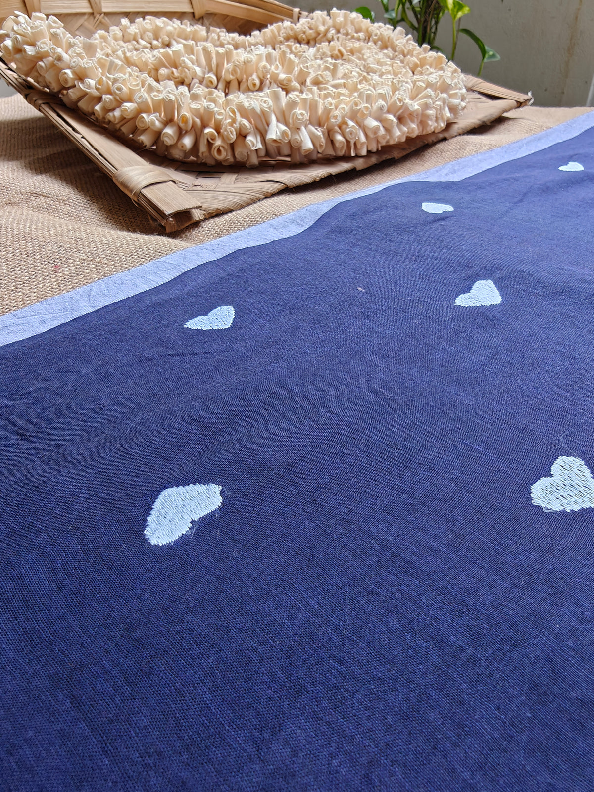 Midnight White Hearts