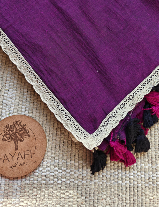 Grape Dainty Lace Reverie