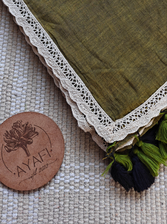 Olive Dainty Lace Reverie