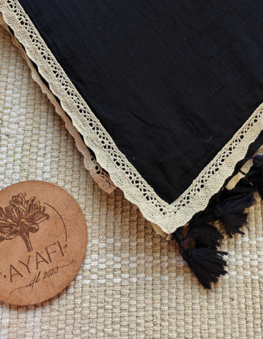 Midnight Dainty Lace Reverie
