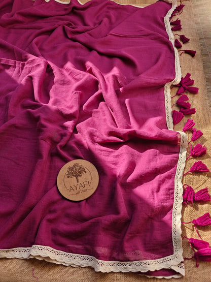 Plum Dainty Lace Reverie