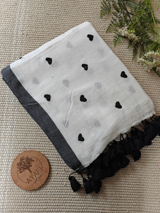 Ink & Ivory Hearts