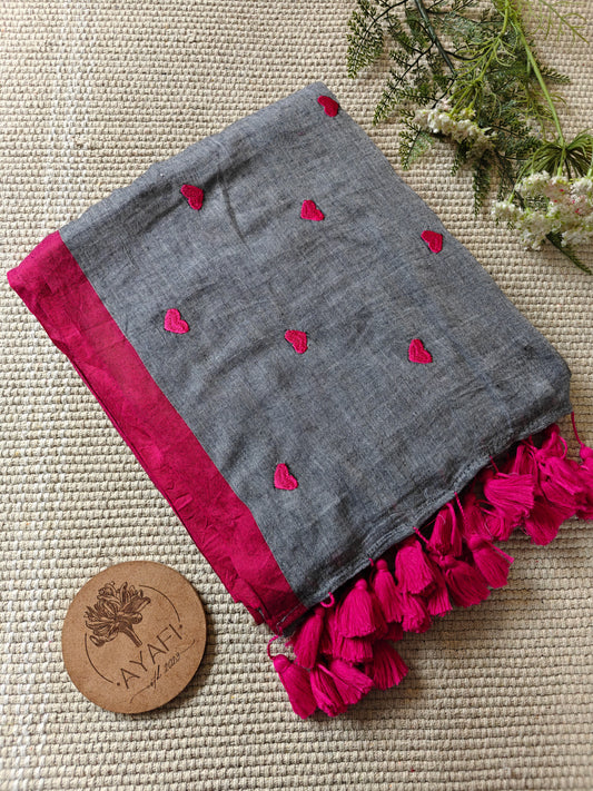 Slate Pink Hearts