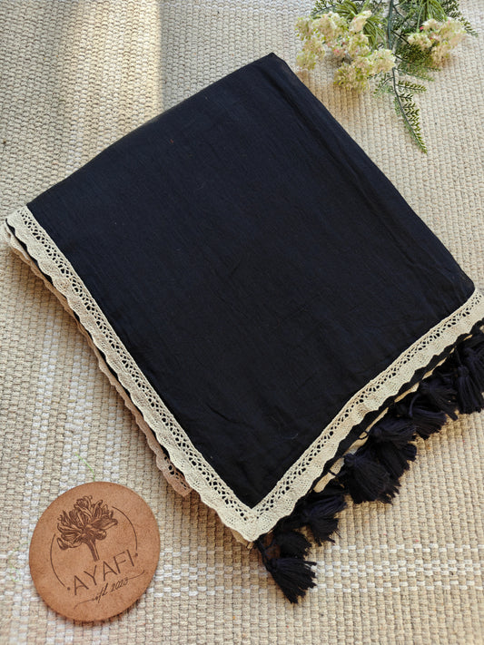 Midnight Dainty Lace Reverie