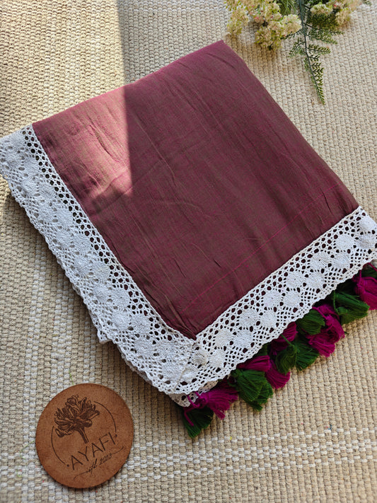 Spiced Mauve Lace Reverie