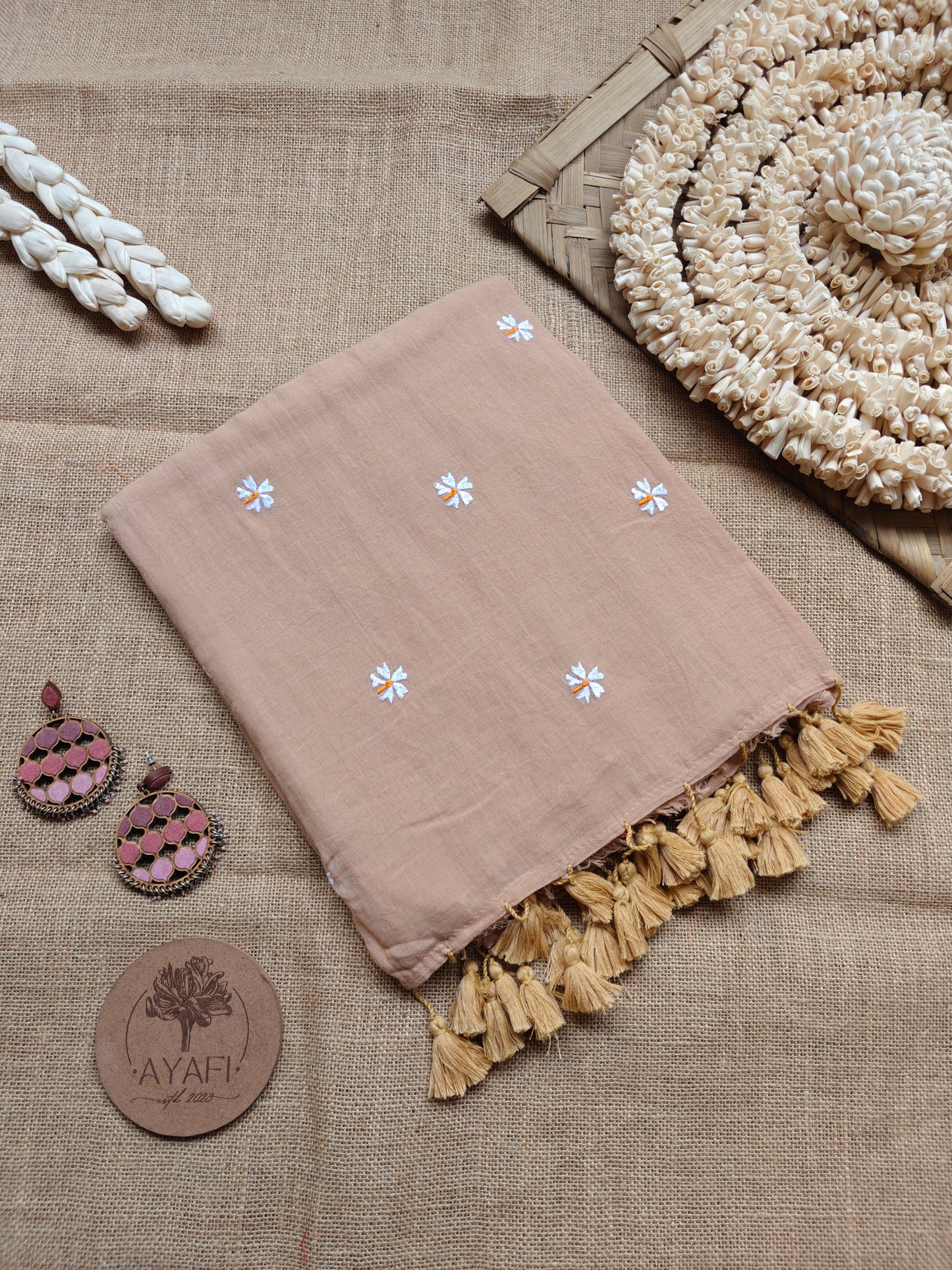 Pastel Apricot Flora