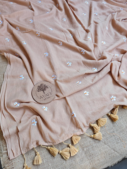 Pastel Apricot Flora