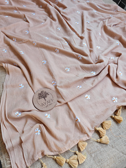 Pastel Apricot Flora