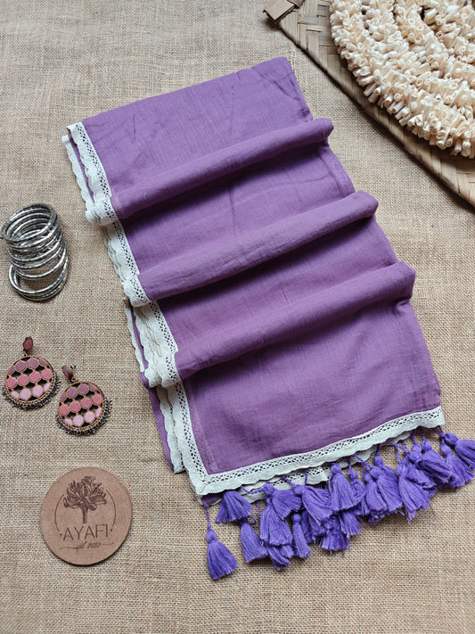 Dusty Plum Dainty Lace Reverie