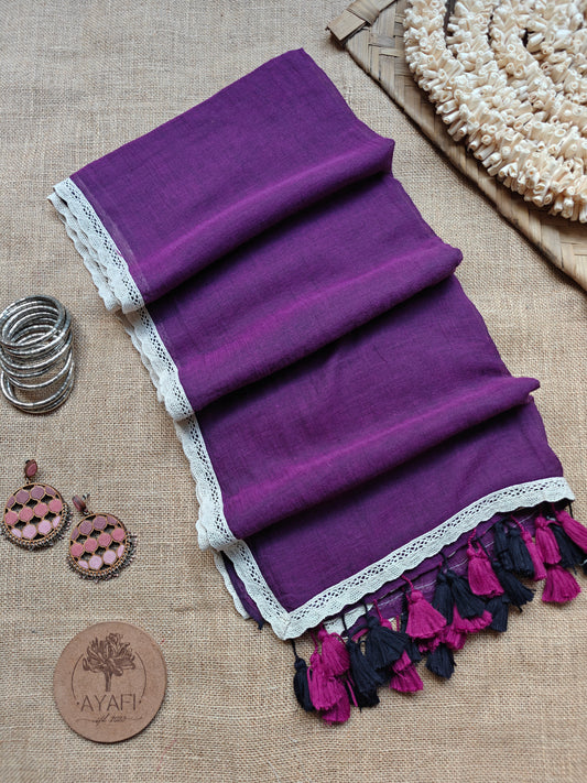 Grape Dainty Lace Reverie