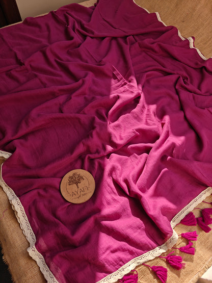 Plum Dainty Lace Reverie