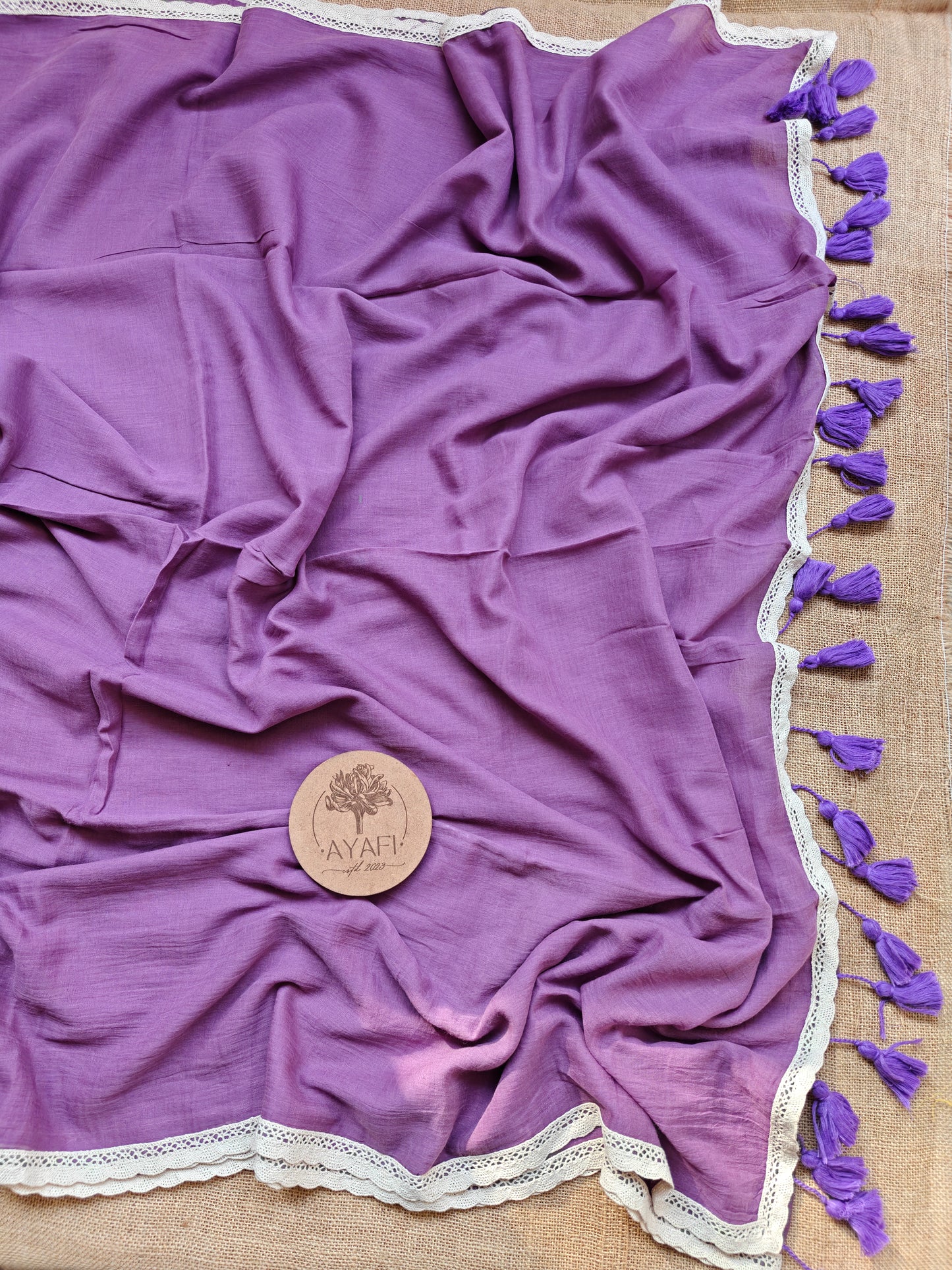 Dusty Plum Dainty Lace Reverie