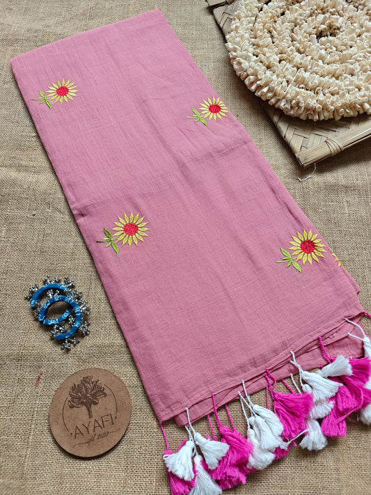 Pastel Pink Sunflower