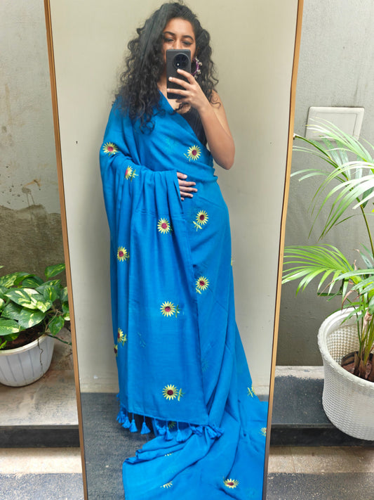 Turquoise Sunflower (Copy)