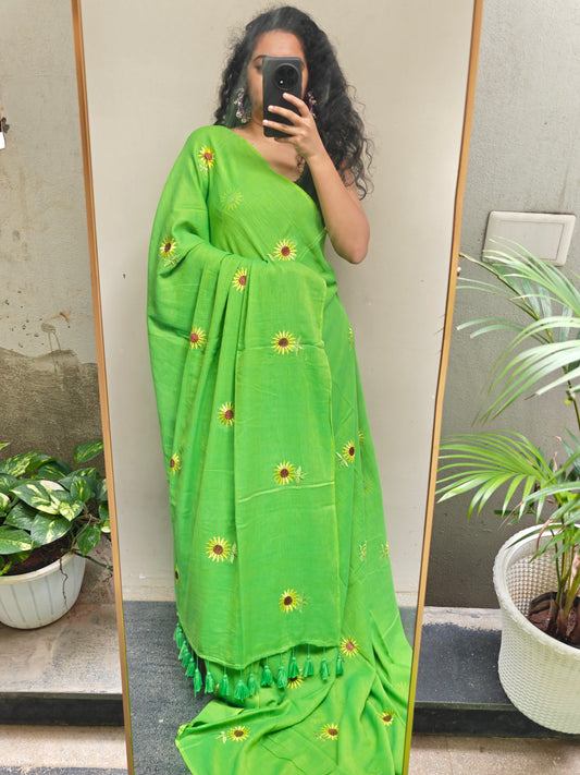 Mint Green Sunflower